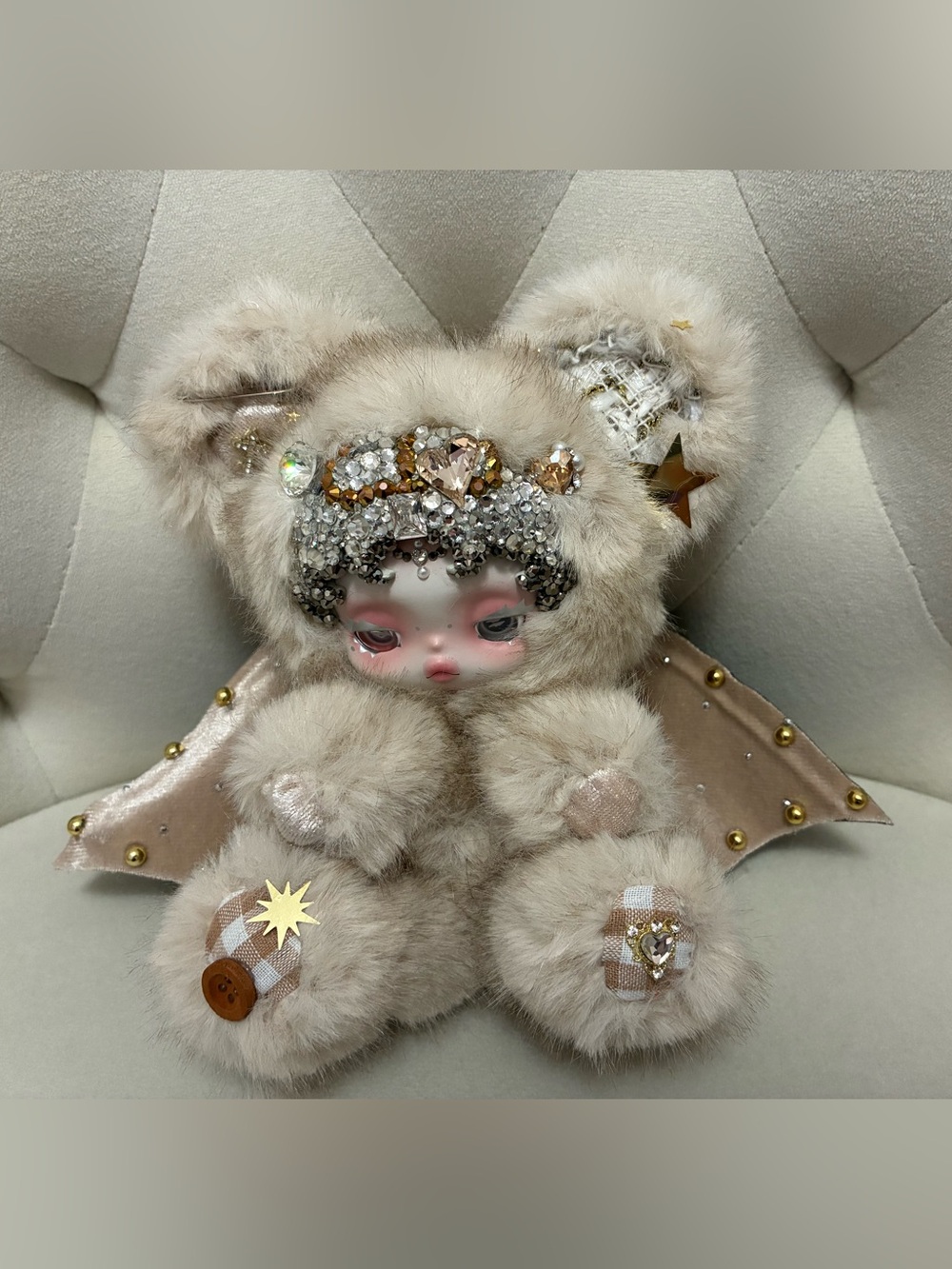 Gorgeous Custom Skullpanda - New, high-quality custom doll